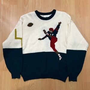 Knit Varsity Holiday Sweater